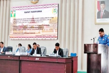Pemkab Simalungun Sampaikan Nota Pengantar LKPJ TA 2025 dalam Rapat Paripurna DPRD